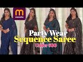 Meesho New Party Wear Sequence Saree || meesho saree haul | Sanju glamour