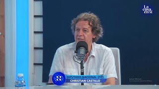 Christian Castillo, mano a mano con Alejandro Fantino en su programa La cosa en sí, por Neura.