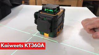 Kaiweets KT360A Laser Level Product Review \u0026 Instructions