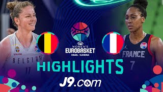 Belgium  vs France  | Semi-Finals | J9 Highlights | FIBA #EuroBasketWomen 2023