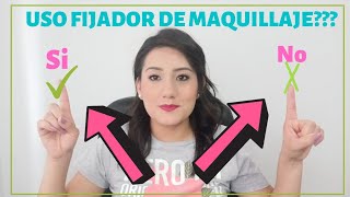 USO O NO FIJADOR DE MAQUILLAJE??? 12 CHICAS 12 OPCIONES