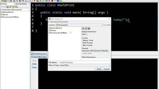 Printing in Java
