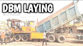 Dense Bituminous Macadam (DBM) Preparation and Laying Methodology | Highway Brothers #dbm