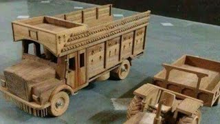 Wooden Truck|Amazing Wooden Truck Video|Jcb truck