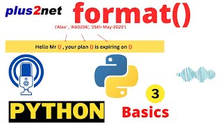 Python format() Method Explained | String Placeholders Made Easy
