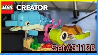 Lego Creator Review: Dolphin and Turtle 3 in 1: #31128