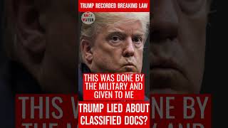 Recording of Trump’s Conversation Discussing Classified Documents #shorts