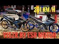 Y15ZR : TOP SPEED GPS 201KM/H Y15ZR JAHAT PADU HIGHWAY BY ESR MOTOR