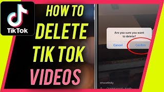 How to DELETE a TIKTOK video