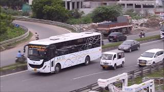 SETC new white buses spotted at Maduravoyal