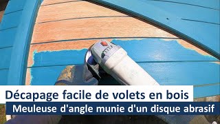 Une des meilleures méthodes pour décaper des volets en bois