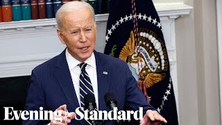 New sanctions will be another 'crushing blow' to Russia's economy, says Biden