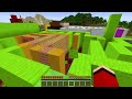 jj and mikey angel vs devil maze statue battle in minecraft maizen