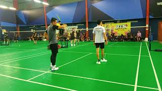 Badminton BOOM Series 2023 Men's Amatur- Fong Yi Xuan / Teau Tian Yew Vs Iszuwan Azhar / Syed Hanif