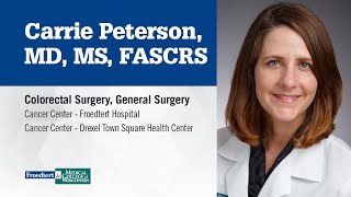 Dr. Carrie Peterson, colorectal surgeon