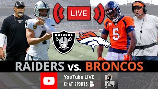 Raiders vs. Broncos Live Streaming Scoreboard, Free Play-By-Play, Highlights & Stats | NFL Week 6