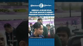 Gibran Blak-blakan soal Isu PDIP Masuk Kabinet Pemerintahan Prabowo: Serahkan ke Presiden Terpilih