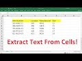 Left, Mid, Right, Len, Find, & Search Functions - Extract Text From Cells In Excel!