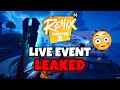 Fortnite Accidentally LEAKED The Chapter 2 Remix LIVE EVENT.. 😬