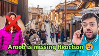 Aroob is missing in japan  | Reaction video | Ducky bhai vlog