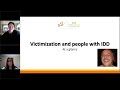 Crime victims with intellectual and developmental disabilities (IDD)