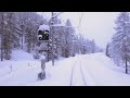 ★ 4K 🇨🇭 St. Moritz - Chur Glacier express cab ride w heavy snowfall [02.2024] Führerstandsmitfahrt
