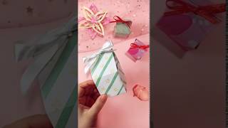 聖誕手工折紙-聖誕禮物盒(Christmas handmade origami-Christmas gift box)