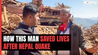 NDTV Ground Report: Nepal Earthquake Survivor Recalls How He Saved Uncle, Several Others