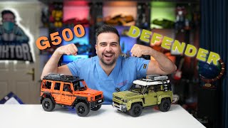 LEGO TECHNIC MERCEDES G500 İNCELEME VE LAND ROVER DEFENDER KARŞILAŞTIRMASI!