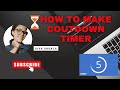 How To Make Countdown Timer Using Python Programming Language|| Jaya Shukla