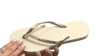 Havaianas Slim Metal Mesh Flip Flops  SKU:8306926