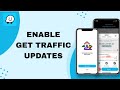 How To Enable Get Traffic Updates On Waze App | Step By Step