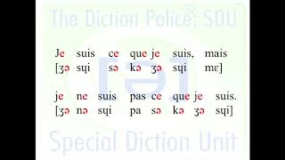 French Lyric Diction Tongue Twister: Qui suis-je?