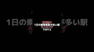 #shorts 宮城県の　1日の乗降客数が多い駅　ランキング　TOP12   ※ 写真は7位がphotoACより、それ以外はWikipediaから引用しています