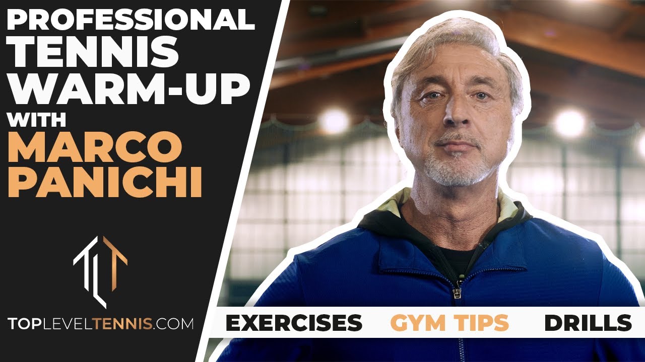 Tennis Warm Up With Djokovic S Fitness Coach Top Level Tennis Youtube