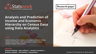 Analysis And Prediction Of Income And Economic Hierarchy On Census Data Using Data Analytics