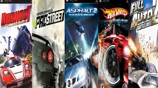 TOP 5 BEST PSP CAR RACING GAMES | under 100MB | highly compressed | with game files