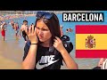 Beach Walking tour - Barcelona Spain - Barceloneta Beach 2022