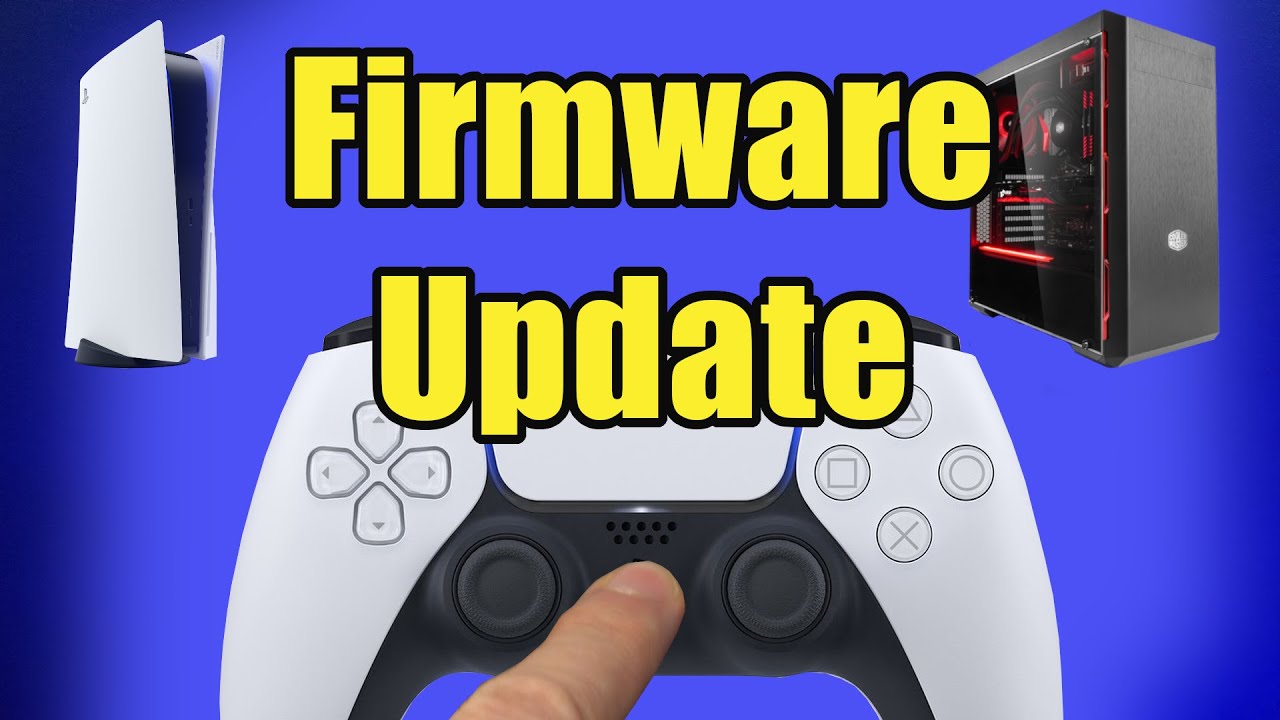 Two Ways To Update The Firmware On A PS5 DualSense Controller ...