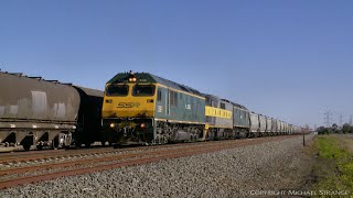 7KV1 SSR Grain Train Crosses 7731V Pacific National Grain Train (28/6/2020) - PoathTV Railways