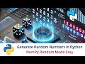 Generate Random Numbers in Python - NumPy Random Made Easy