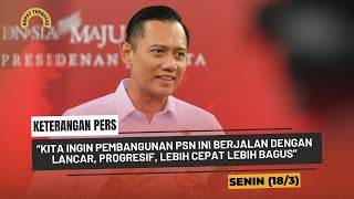 Keterangan Pers usai Rapat, Senin (18/3)