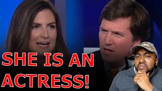 CNN's Kaitlan Collins EXPOSED DEFENDING Trump's Attack On CNN & The Press With Tucker Carlson!