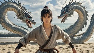 Kung Fu Movie! Kung Fu youth summons a divine dragon, effortlessly defeating all martial artists!