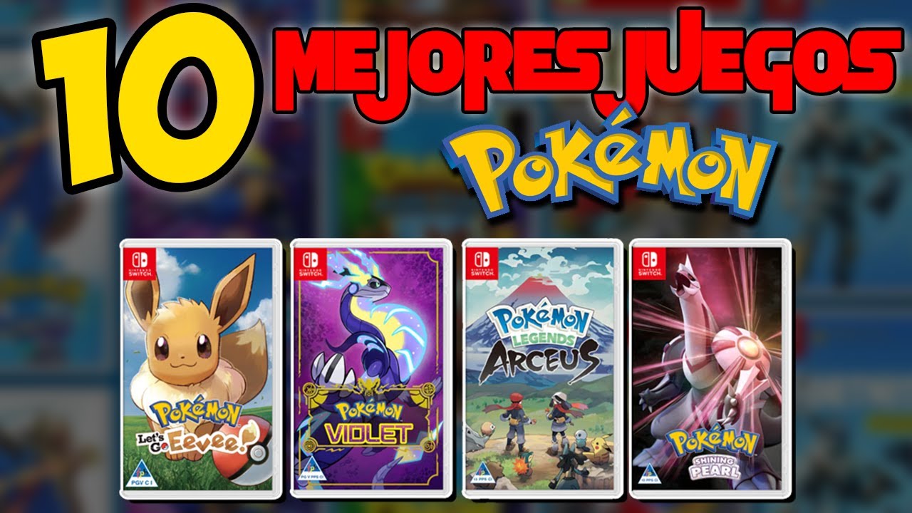 💫 TOP 10 MEJORES Juegos De POKéMON Para NINTENDO SWITCH En 2023 👌 | Ash ...