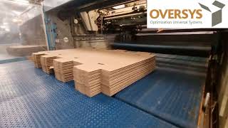 VIDEO OVERSYS U71610225 BOBST SPO 2000 FLAT BED DIE CUTTER WITH 3 COLORS BOBST 2000 FLEXO PRINTER