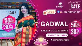 Gadwal Sarees Collection | WhatsApp Number 733 733 7000 | Brand Mandir Sarees LIVE