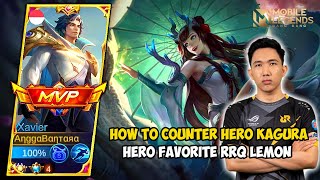 XAVIER TUTORIAL | How To Counter Hero Kagura (RRQ Lemon Hero Favorite) | Xavier Top Global MLBB