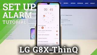 Alarm Clock on LG G8X ThinQ - Alarm Settings