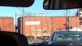 CN 2248 LEADING CN 2284 LONG CN SUNDAY SOUTHBOUND MIXEDFREIGHT CN TRAIN IN NEWHAVENMICHIGAN.